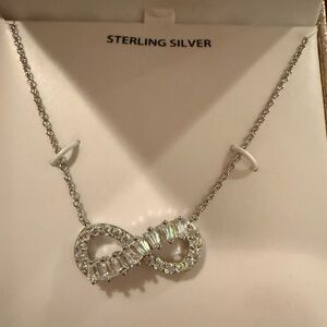 Sterling Silver Infinity Necklace
